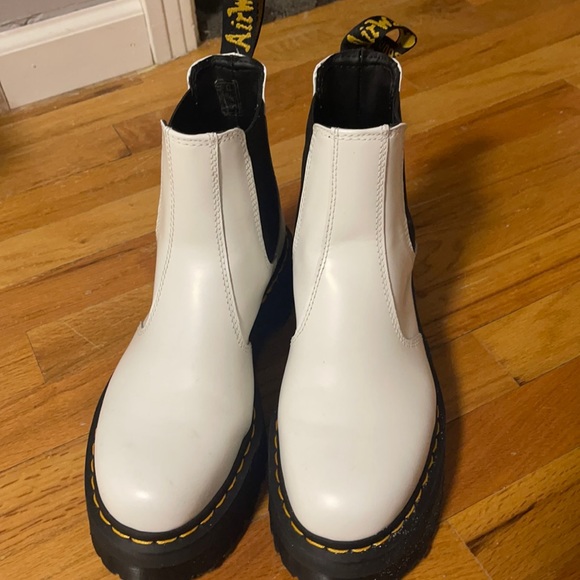 Dr. Martens Shoes - Dr Marten white platform boots